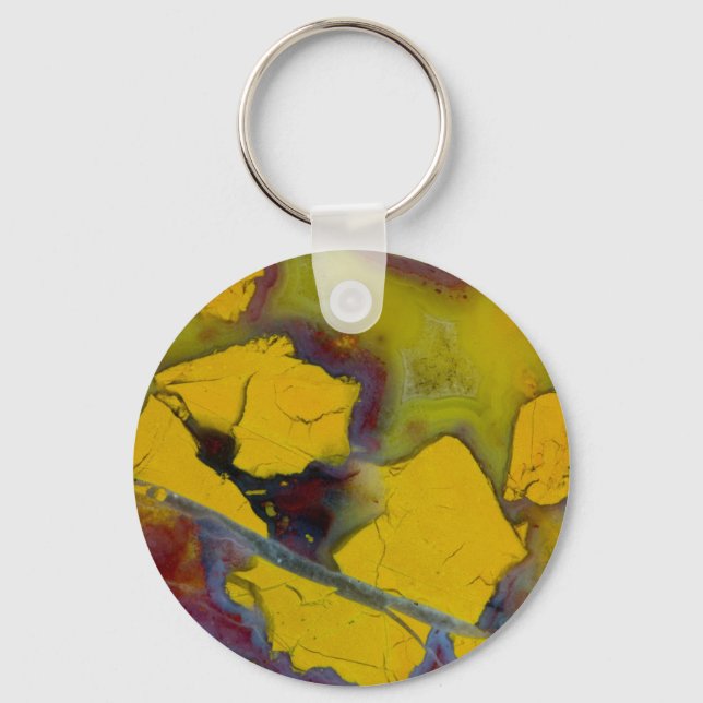 California Jasper Key Ring (Front)
