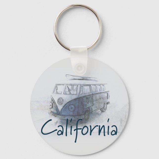 California Key Ring (Front)