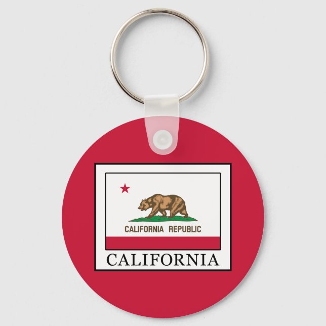 California Key Ring (Front)