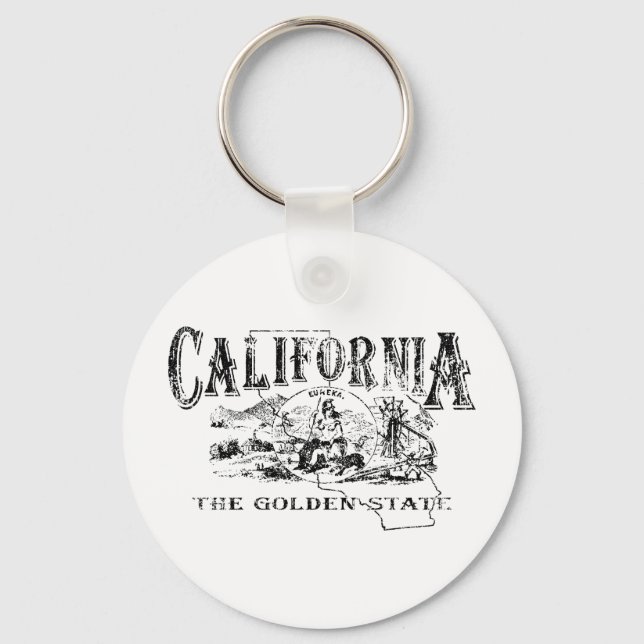 California Key Ring (Front)