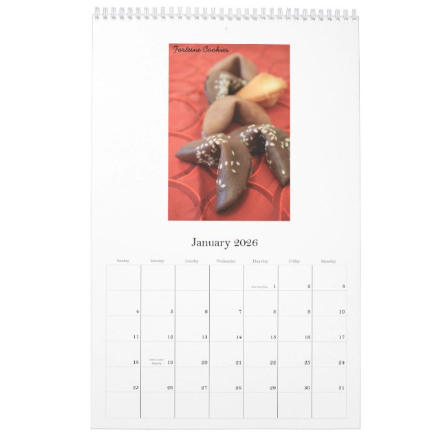 California Kitchen Calendar (Jan 2026)