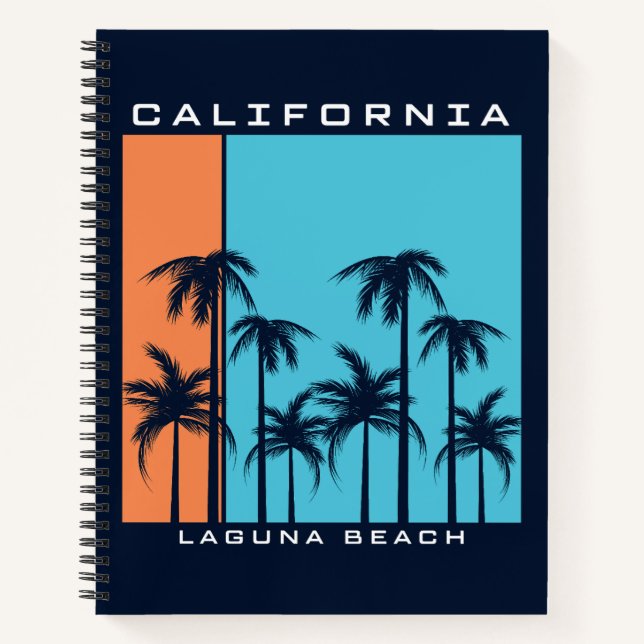 California Laguna Beach Notebook (Front)