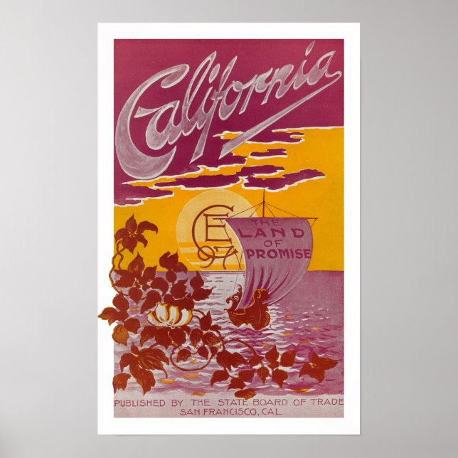 California Land of Promise Poster (Front)