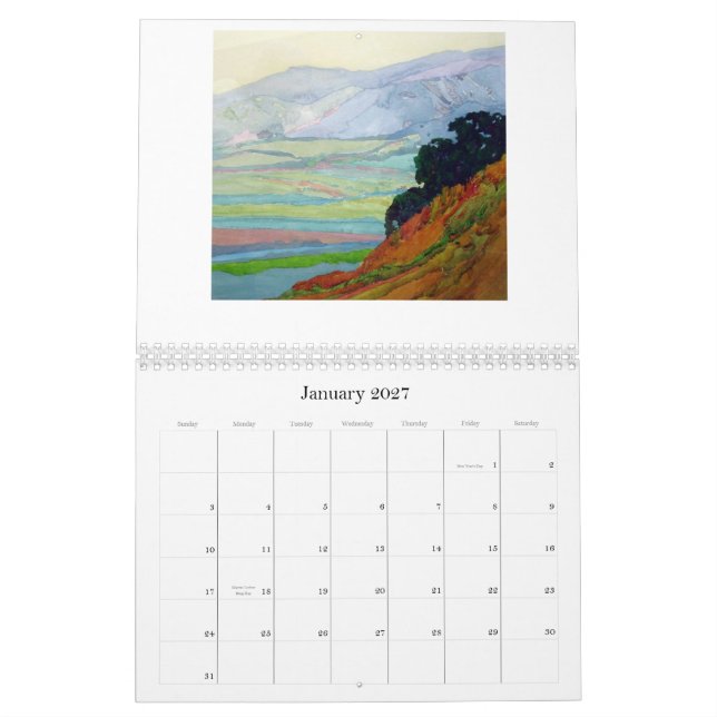 California Landscapes 2011 Calendar (Jan 2027)