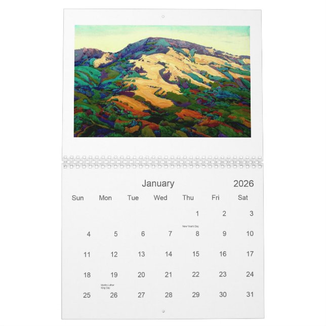 California Landscapes 2012 Calendar (Jan 2026)