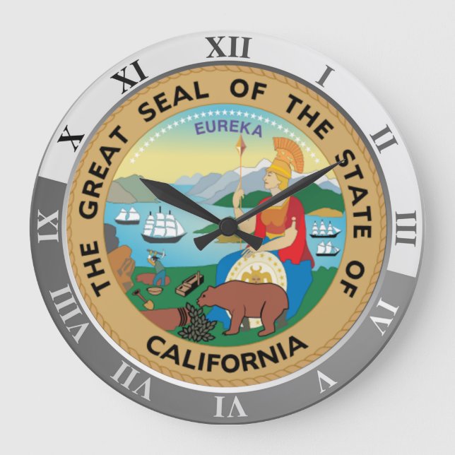 California Large Clock (Front)