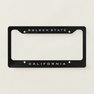 California  licence plate frame