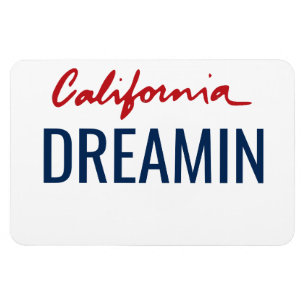 California License Plate Flexible Magnet