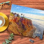 California Lighthouse on Rocky Cliff, Ocean Photo Jigsaw Puzzle<br><div class="desc">The beauty of this colourful, vibrant Palos Verdes, CA lighthouse, captured in the late afternoon and perched on a rocky cliff overlooking the Pacific Ocean, provides inspiration whenever you work on this stunning photography jigsaw puzzle. Makes a great gift! Comes in a special gift box. You can easily personalise this...</div>