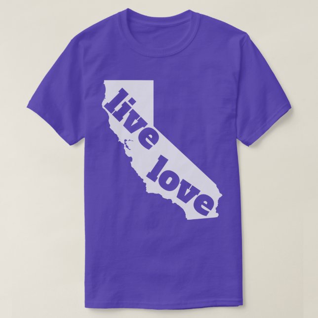 California Live Love California T-Shirt (Design Front)