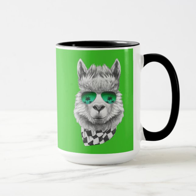 California llama mug (Right)