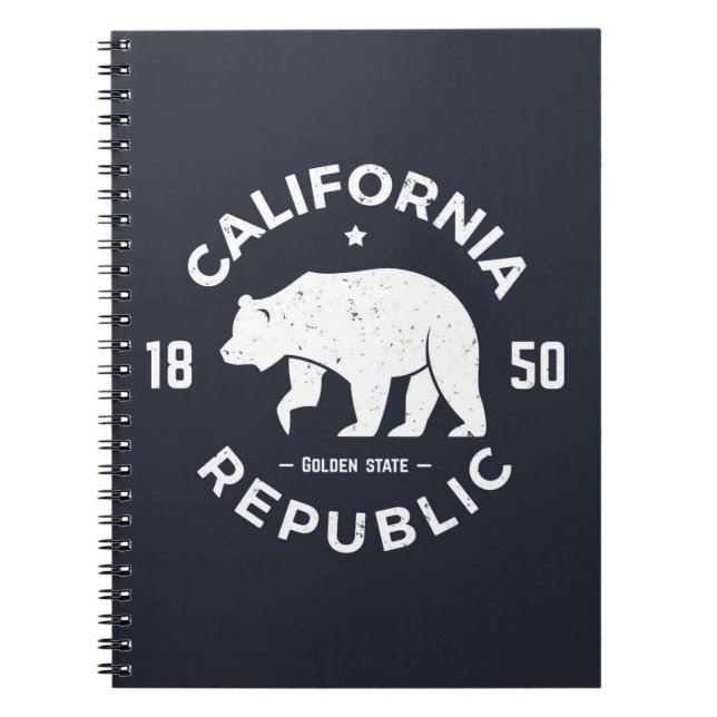 California Logo | The Golden State Notebook (Front)