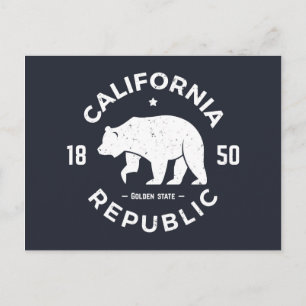 California Logo   The Golden State Postcard