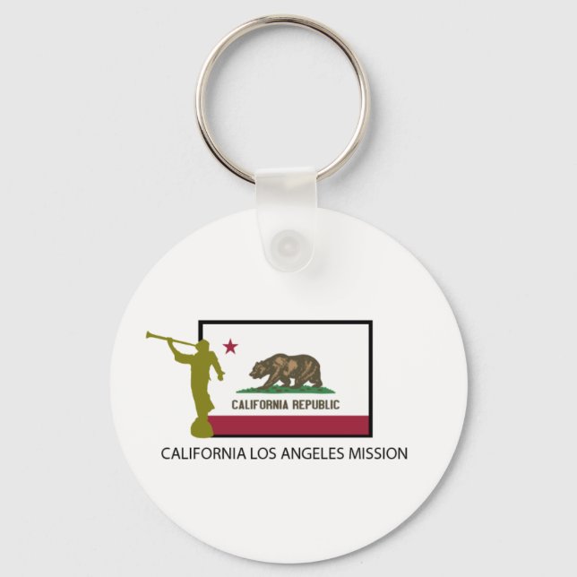 CALIFORNIA LOS ANGELES MISSION LDS CTR KEY RING (Front)