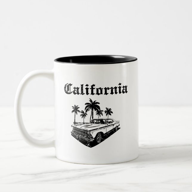California Lowrider Two-Tone Coffee Mug (Left)