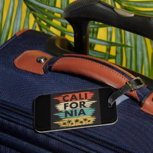 California Luggage Tag