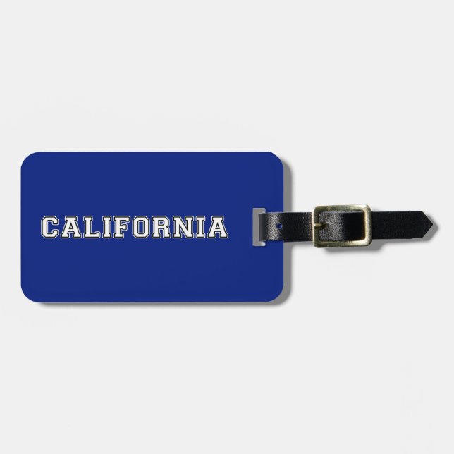 California Luggage Tag (Front Horizontal)