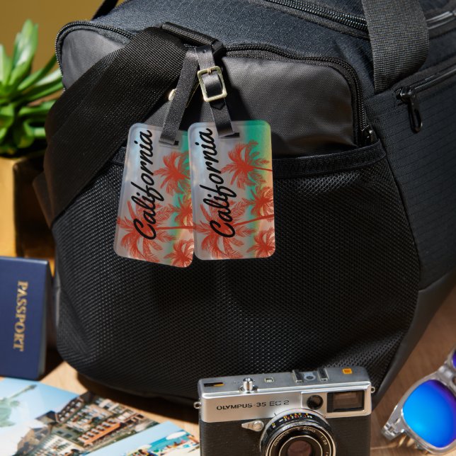 California Luggage Tag (Front & Back)