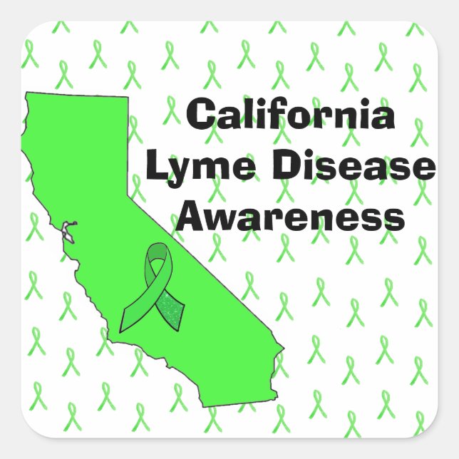 California Lyme Disease Awareness Sticker (Front)