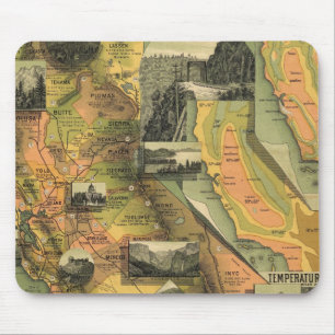 California Map Mouse Mat