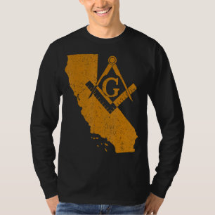 California Mason Grand Lodge Masonic F&AM Father's T-Shirt