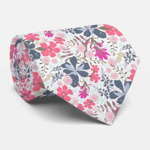 California Meadow (Pink/White Palette) – Tie