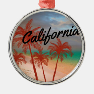 California Metal Tree Decoration