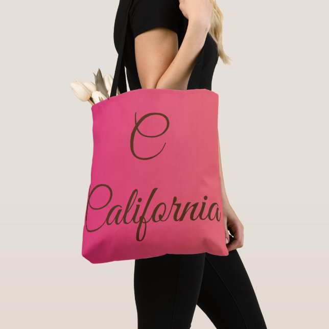 California Monogram Tote Bag (Close Up)