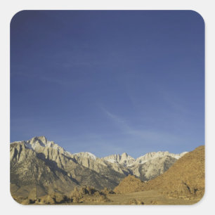 California, Mount Whitney, Inyo National Forest Square Sticker