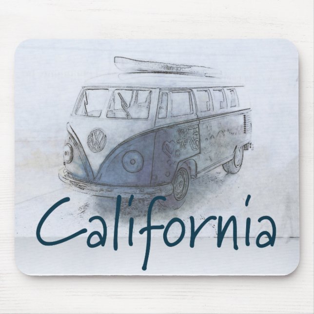 California Mouse Mat (Front)