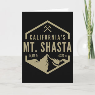 California Mt. Shasta Card
