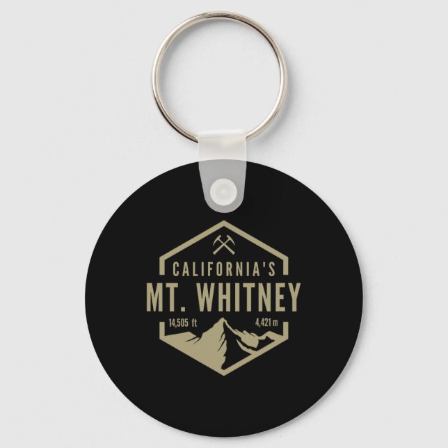 California Mt. Whitney  Key Ring (Front)