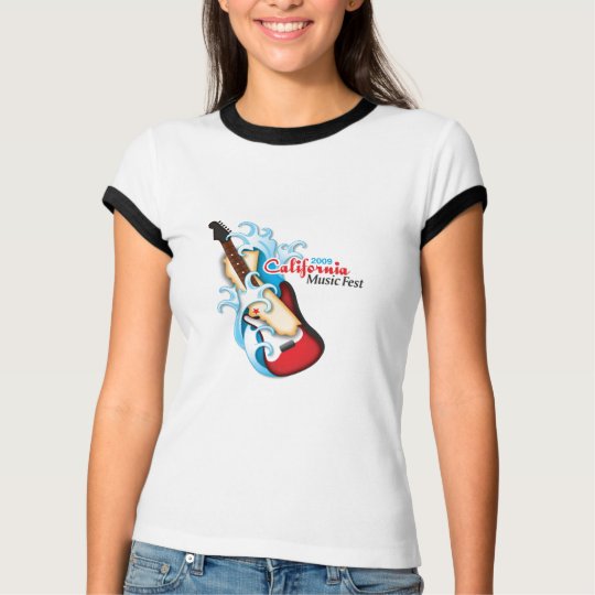 California Music Fest "Official" Ringer T-shirt