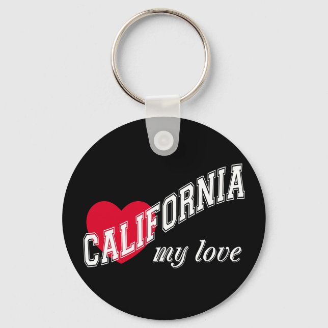 California my love key ring (Front)