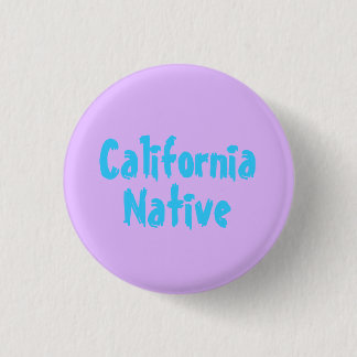 California Native 3 Cm Round Badge