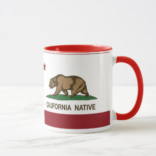 California Native Republic Flag Mug