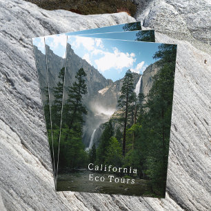 California Nature Landscape Outdoor Activity Tours Business Card