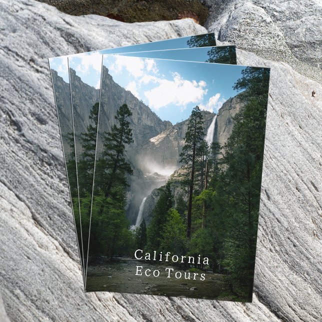 California Nature Landscape Outdoor Activity Tours Business Card (Creator Uploaded)