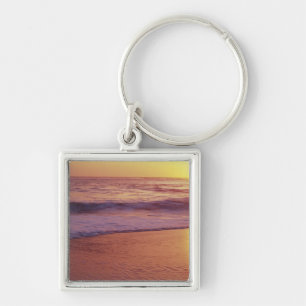 California, near Santa Cruz, View of beach at Key Ring
