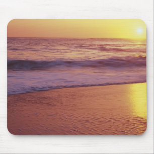 California, near Santa Cruz, View of beach at Mouse Mat