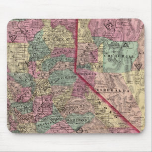 California, Nevada 3 Mouse Mat