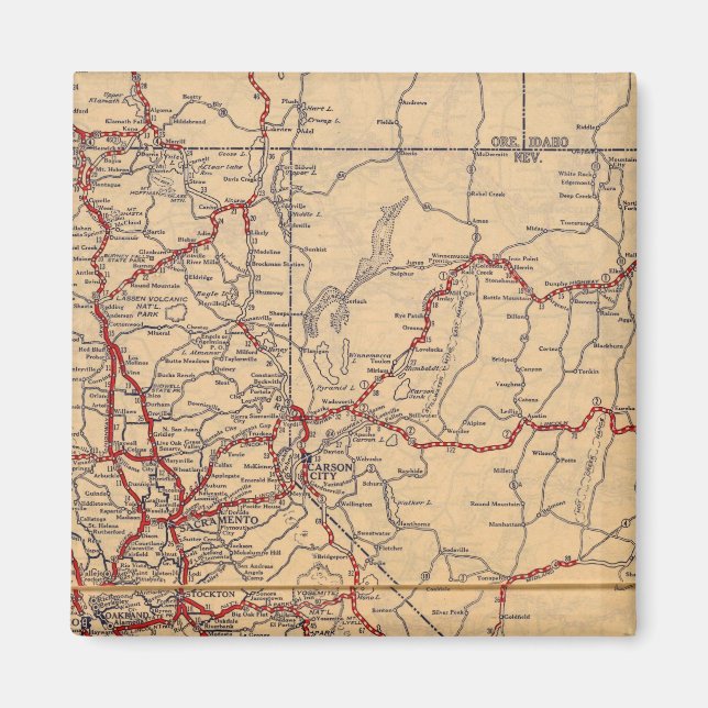 California, Nevada Magnet (Front)