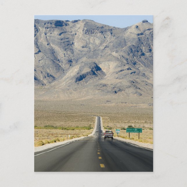 California & Nevada State Line Postcard (Front)
