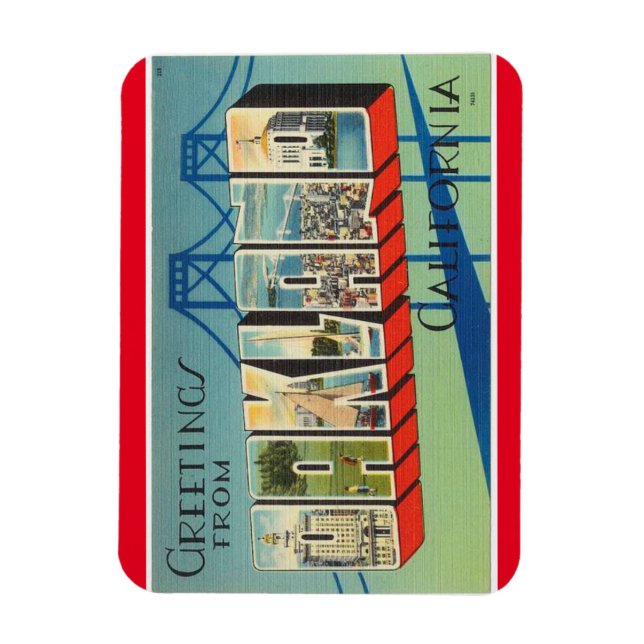 California, Oakland Magnet (Vertical)