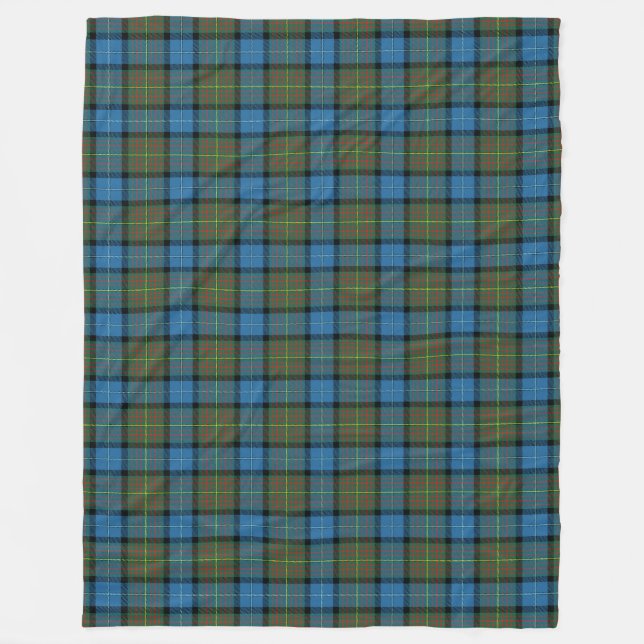 California official state tartan fleece blanket (Front)