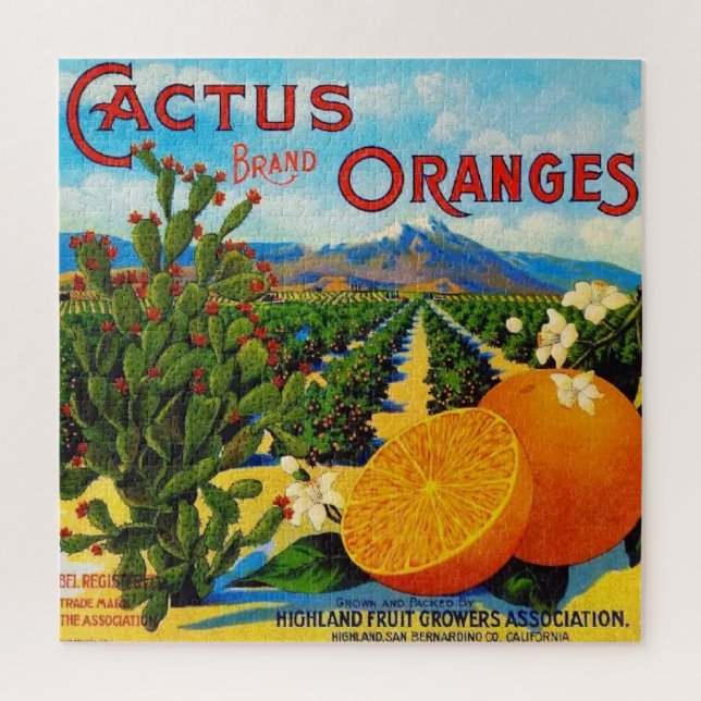 California Oranges 20x20 Jigsaw Puzzle (Vertical)