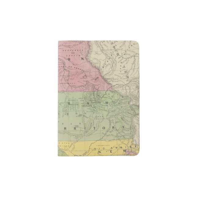 California, Oregon, Utah, New Mexico 3 Passport Holder (Front)