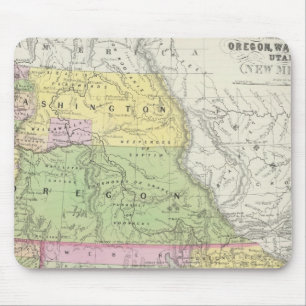 California, Oregon, Washington, Utah, New Mexico 6 Mouse Mat
