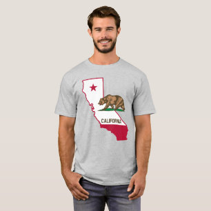 California Outline and Flag T-Shirt