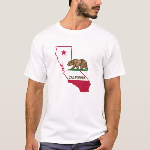 California Outline and Flag T-Shirt